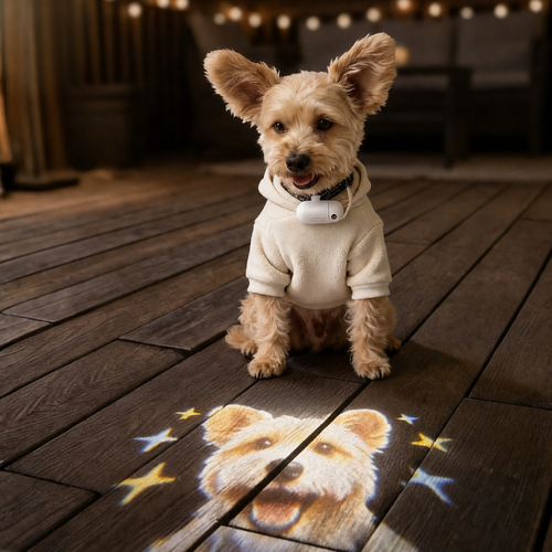 Custom Pet Collar Projector Light image 1