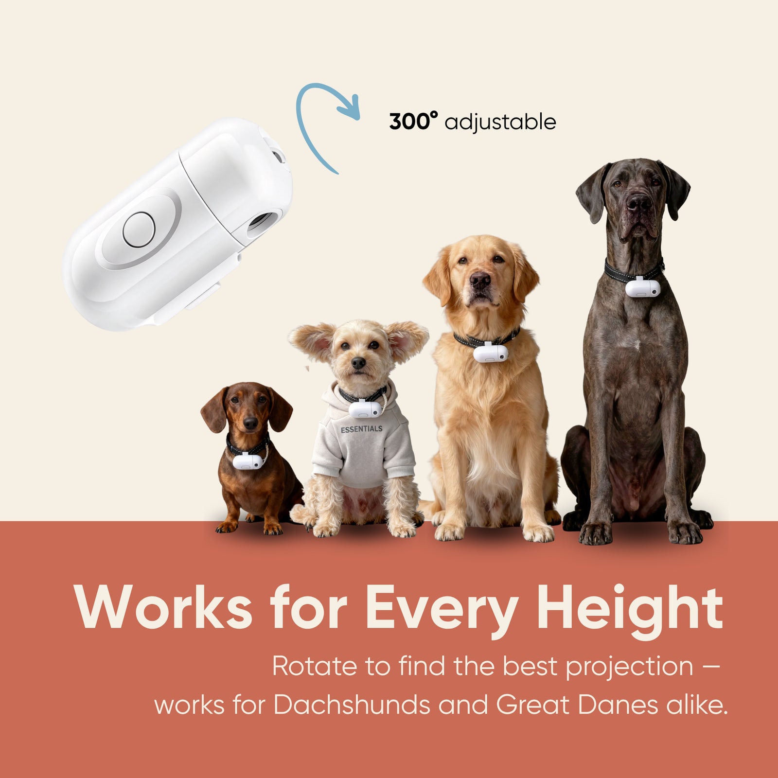 Custom Pet Collar Projector Light image 8
