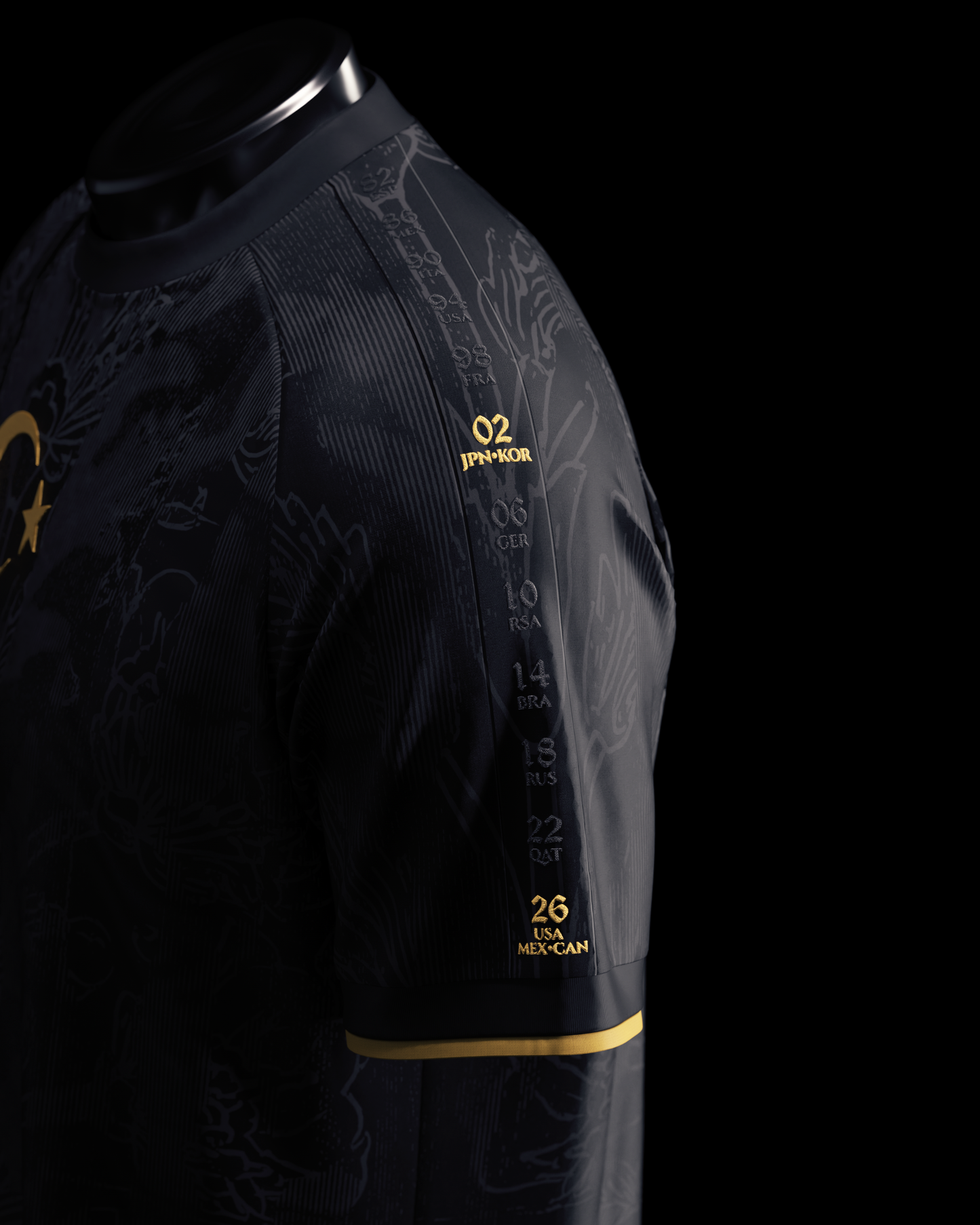 Turkey Heritage Jersey (2026WC Edition) - Black