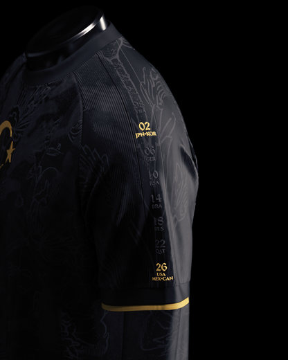 Turkey Heritage Jersey (2026WC Edition) - Black