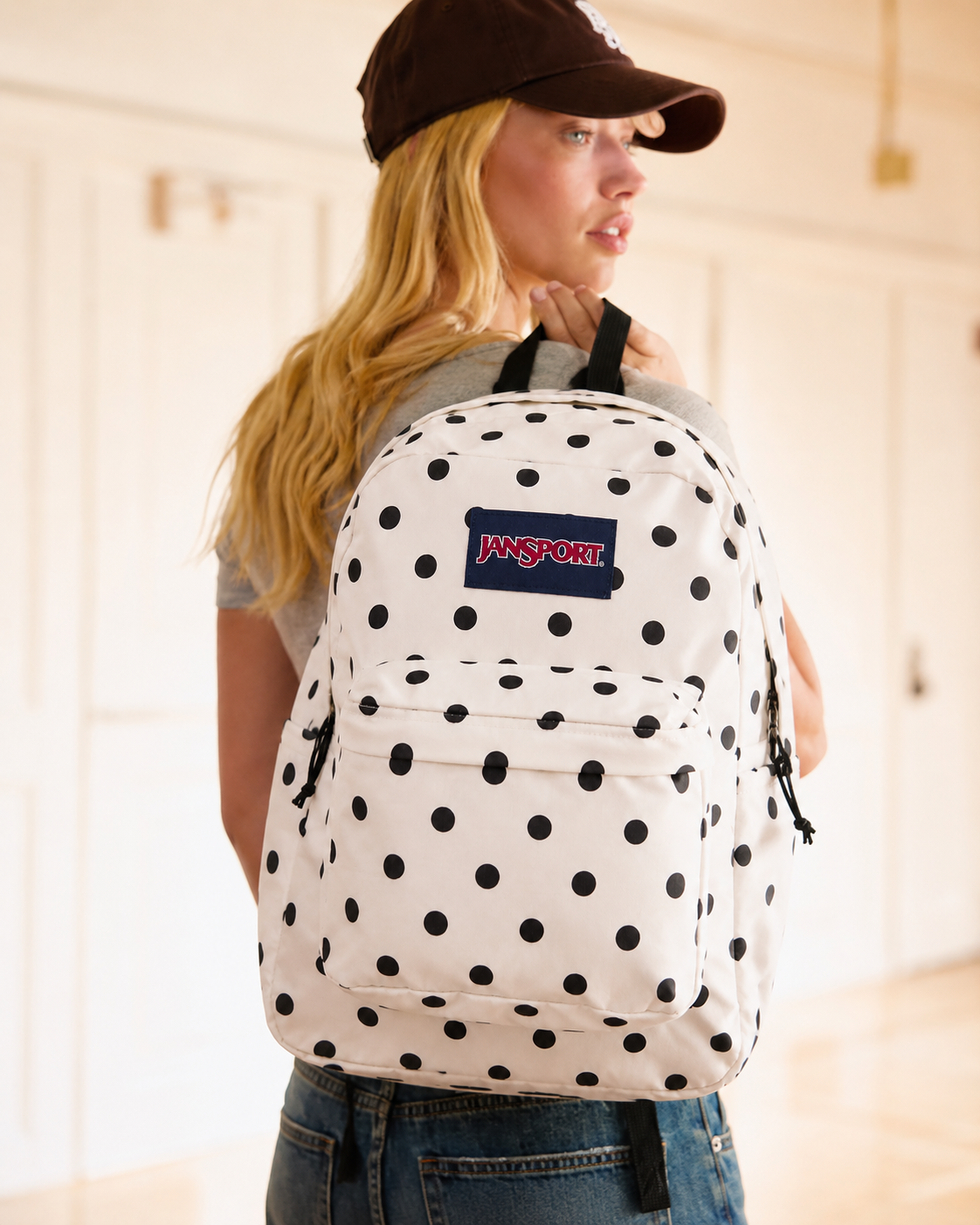 Polka Dot Backpack