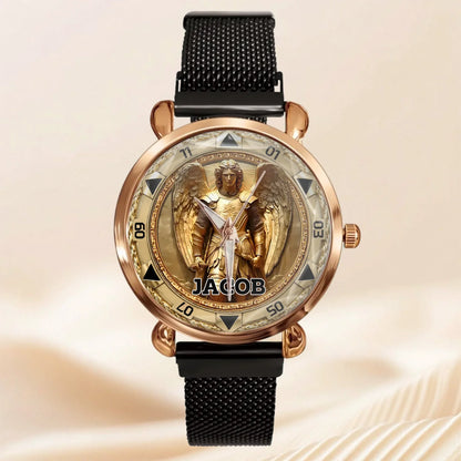 Personalized St. Michael Archangel Watch