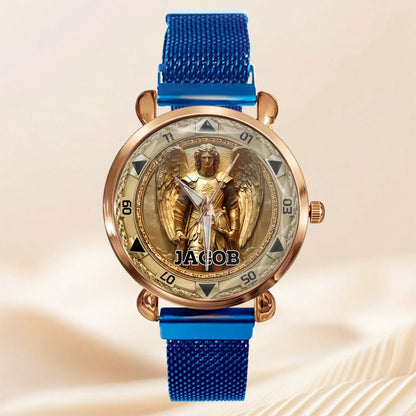 Personalized St. Michael Archangel Watch