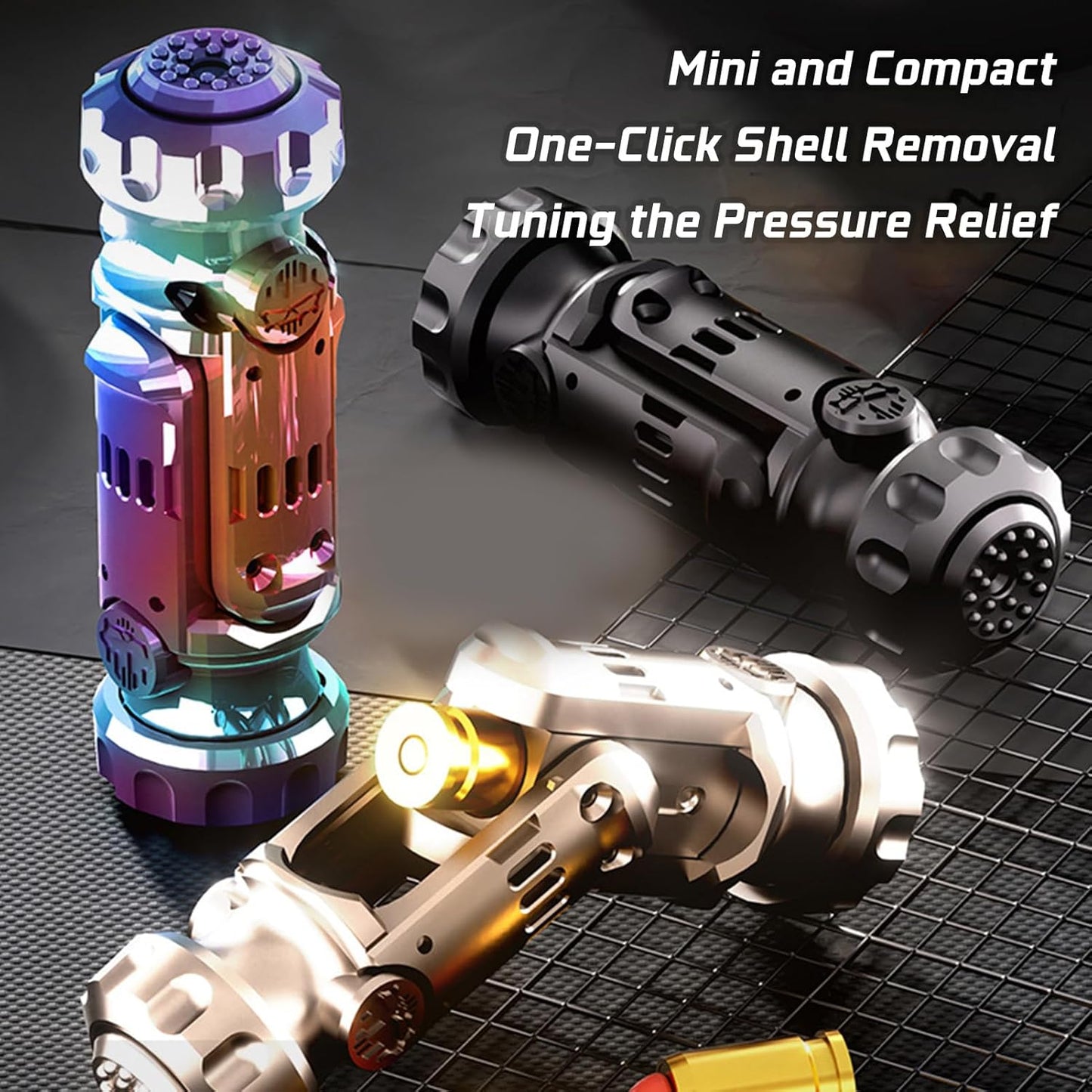 Metal Fidget Gun – Shell Ejection Desk Toy