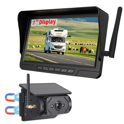 Magnetic Solar Wireless Backup Camera System