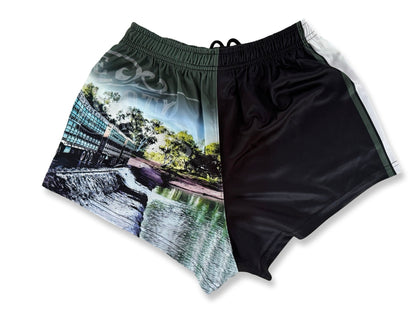 Green Truck Footy Shorts (With Pockets)