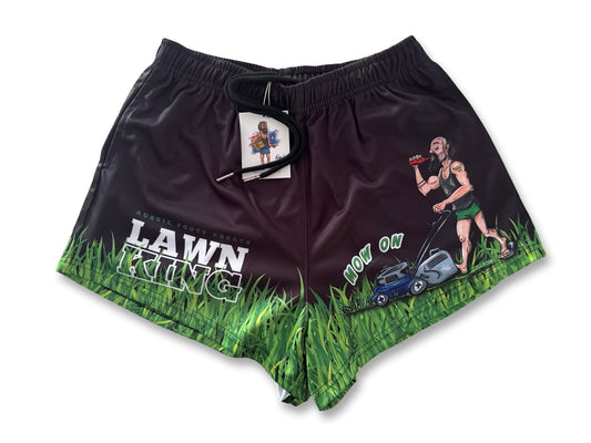 Lawn King Mow On Footy Shorts (With Pockets)