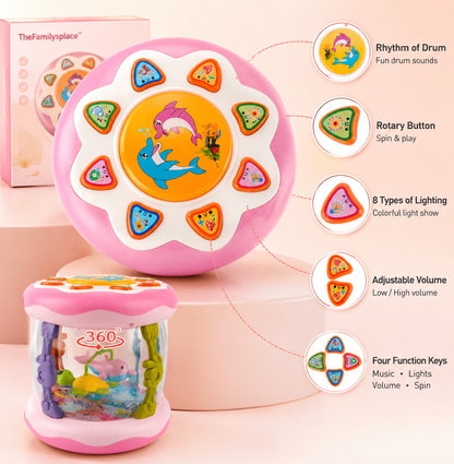 Baby Tummy Time Ocean Projector