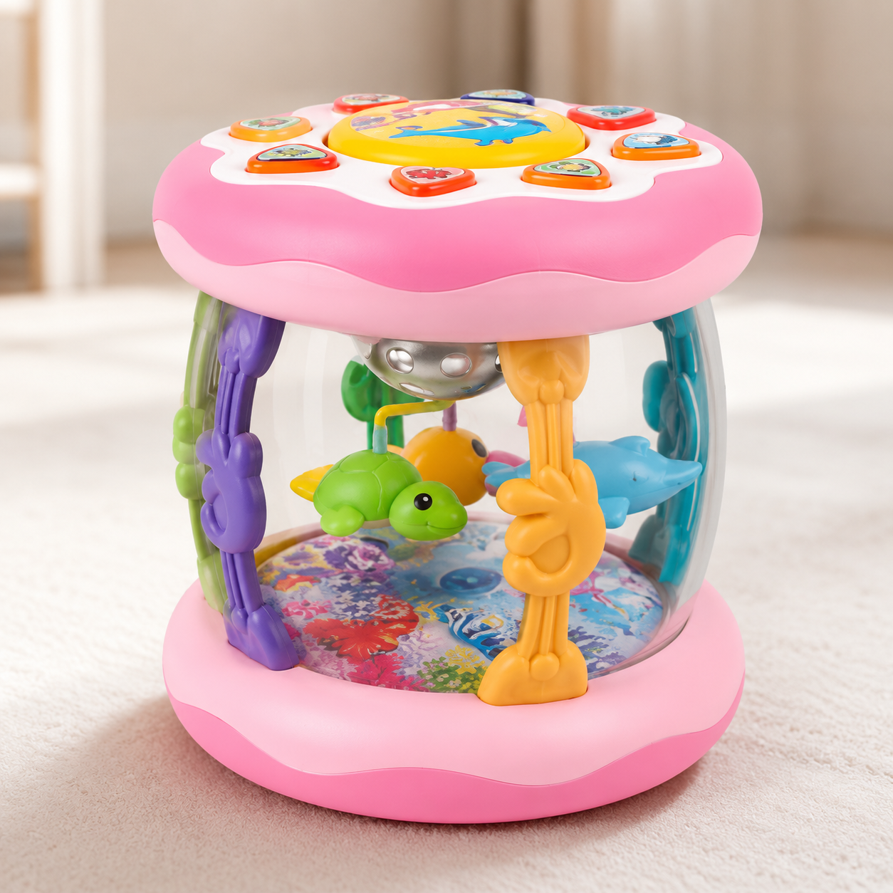 Baby Tummy Time Ocean Projector