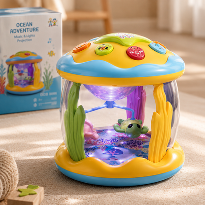 Baby Tummy Time Ocean Projector