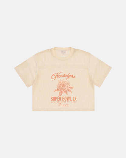 CREAM SB LX MESH TOP