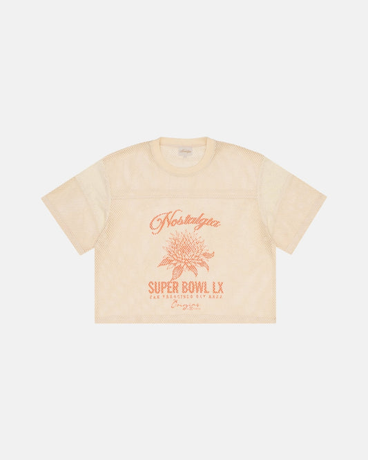 CREAM SB LX MESH TOP
