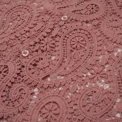 DRAGONFRUIT PAISLEY BUTTON-UP