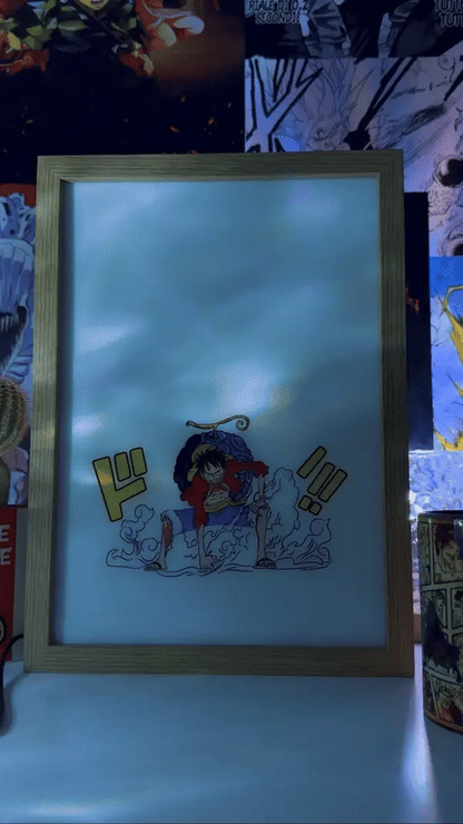 Anime LED Photo Frame – Customizable Images