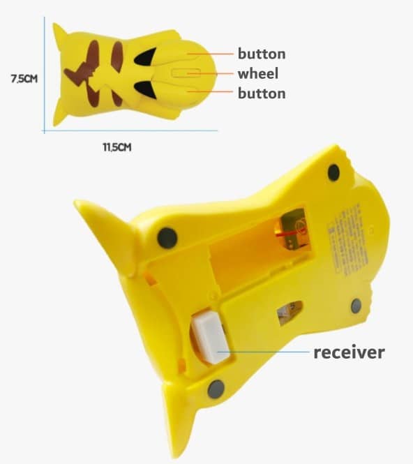 Pikachu Wireless Mouse