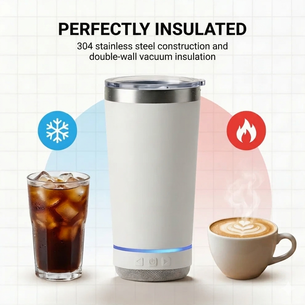 Clocy™ — The thermos that’s also your DJ 🎵