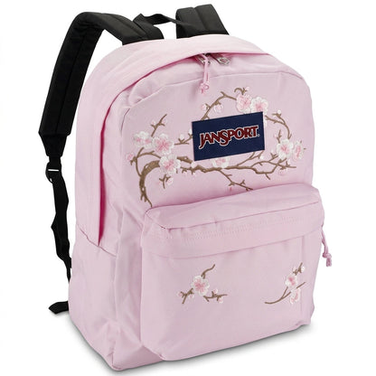 Sakura Flower Embroidered Backpack