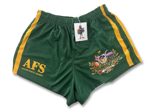 Straya Footy Shorts (With Pockets)