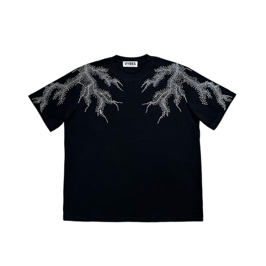 Rhinestone Lightning Tee