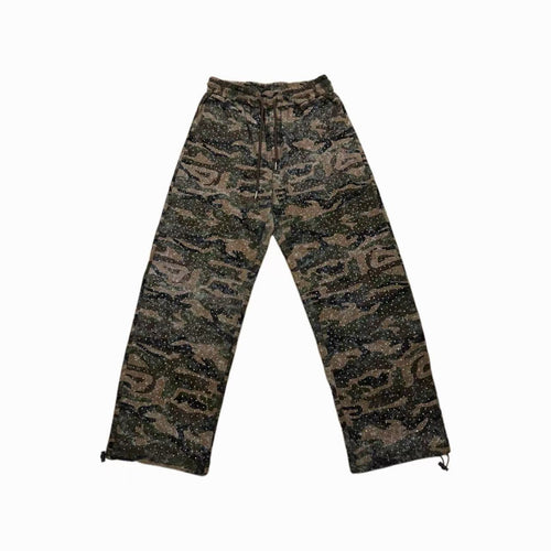 Rhinestone Camo Sweatpants