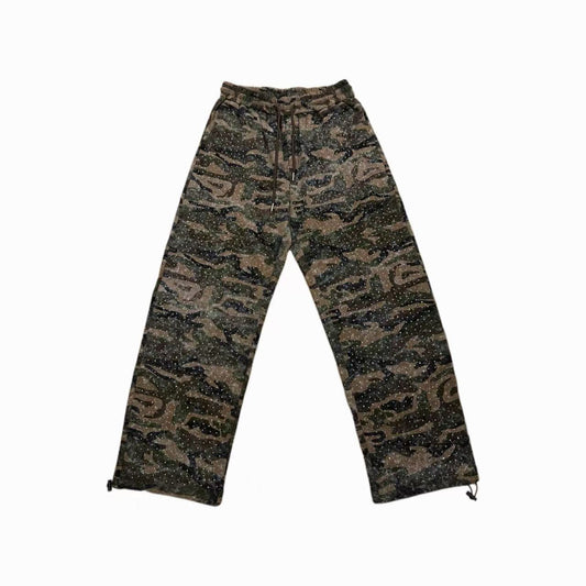 Rhinestone Camo Sweatpants