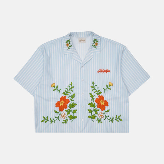 STRIPED CHAMBRAY SHIRT