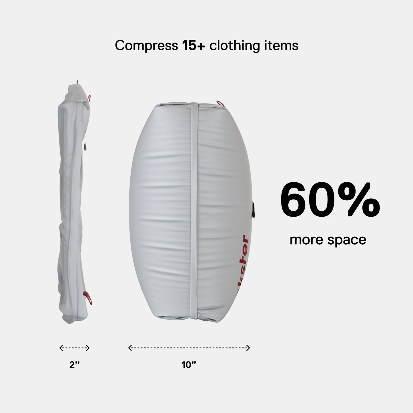 Travel Vacuum Compression Bag Kit with USB-C Pump