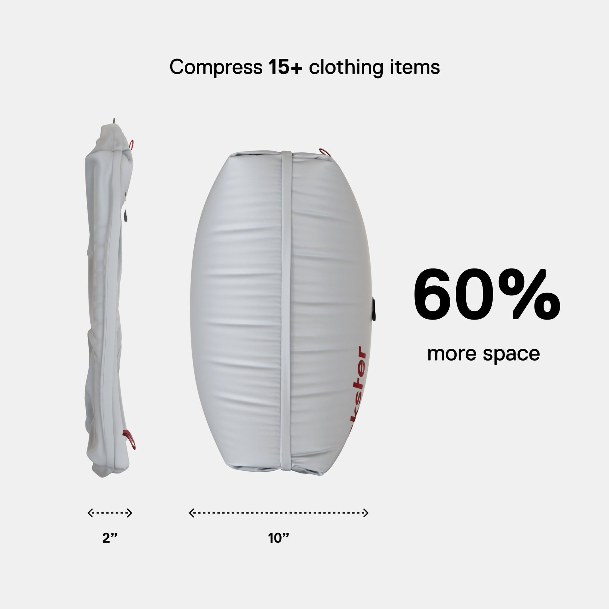 Travel Vacuum Compression Bag Kit with USB-C Pump