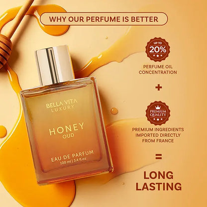 Bellavita Honey Oud Eau De Parfum 100ml (3.4oz)