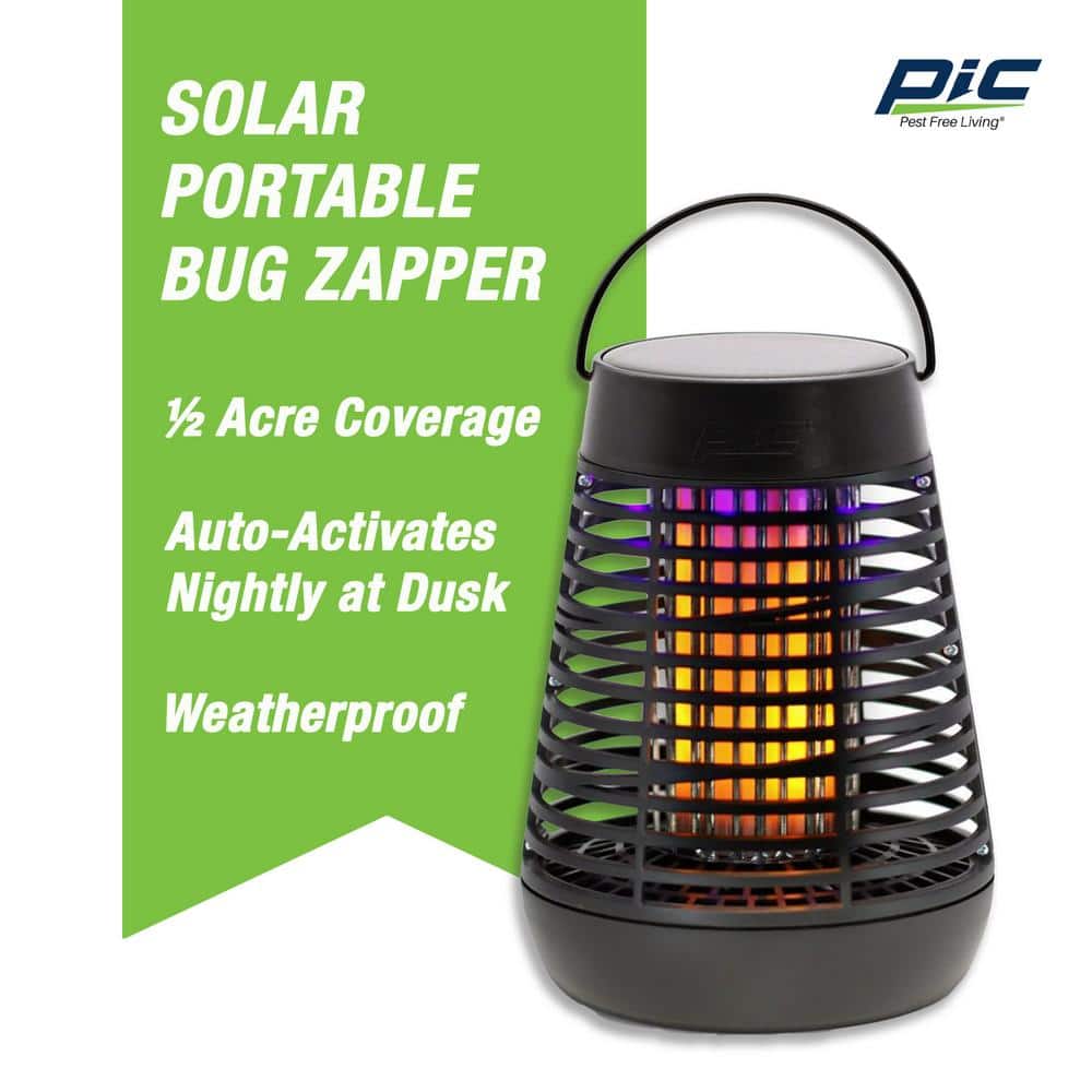 Portable Solar Insect Killer Torch with LED Flame Effect