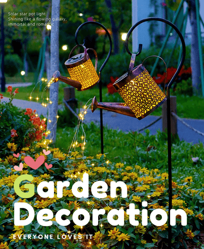 Floating LED Watering Can Solar Garden Light