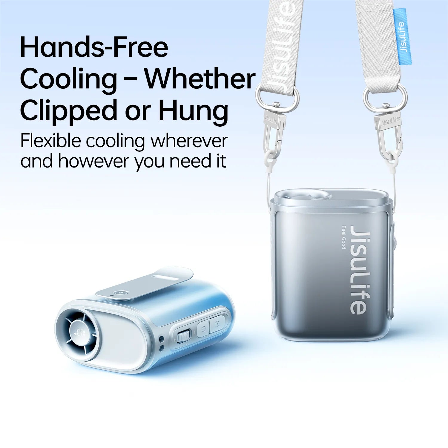 Wearable Neck Fan with 100-Speed Cooling