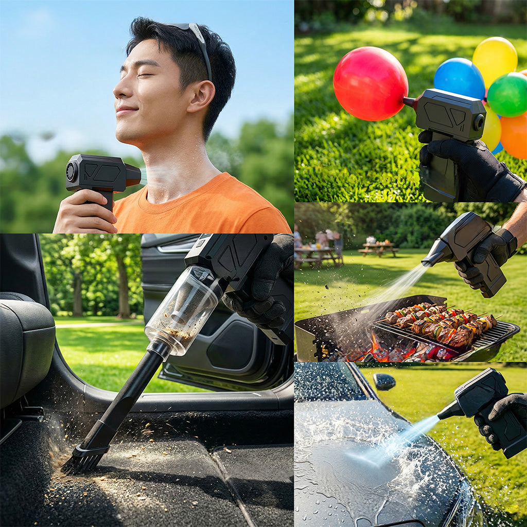 3-in-1 Portable Waist Fan and Air Duster