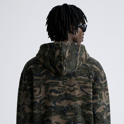 Rhinestone Camo Hoodie