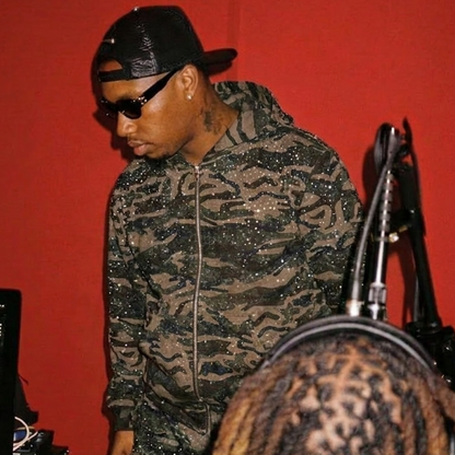 Rhinestone Camo Hoodie