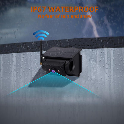 Magnetic Solar Wireless Backup Camera System