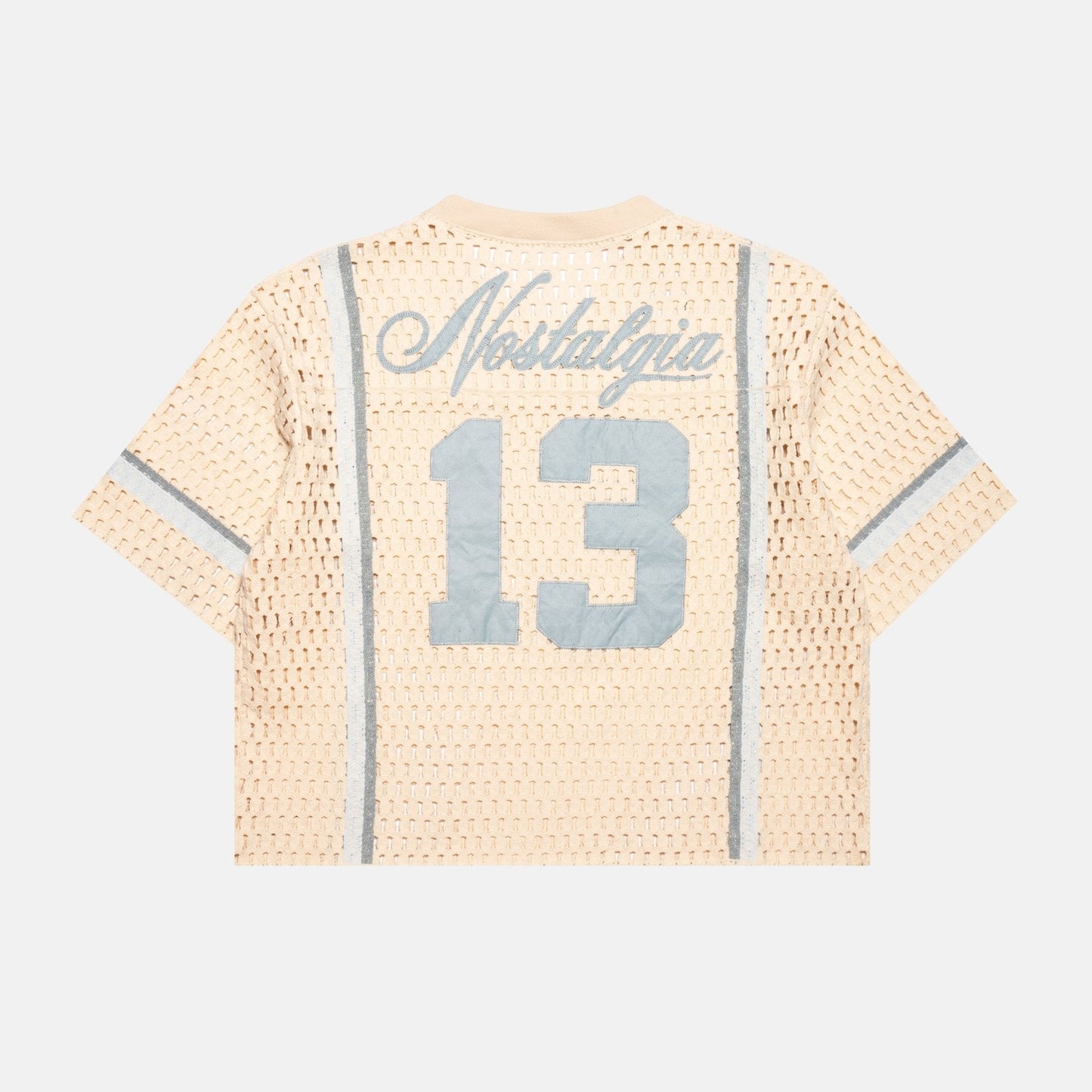 CREAM CROCHET JERSEY