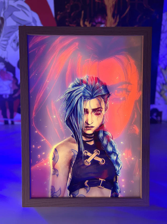 Anime LED Photo Frame – Customizable Images