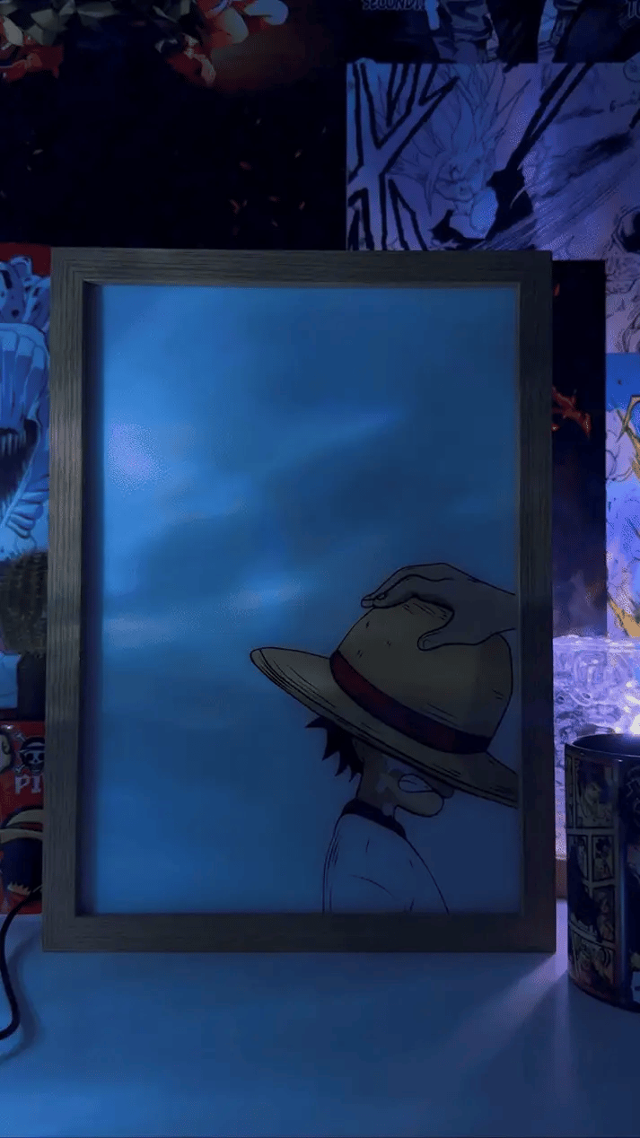Anime LED Photo Frame – Customizable Images