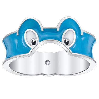 Multi-Color Mask Statement Ring - Blue