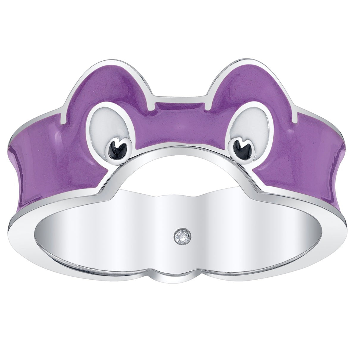 Multi-Color Mask Statement Ring - Purple