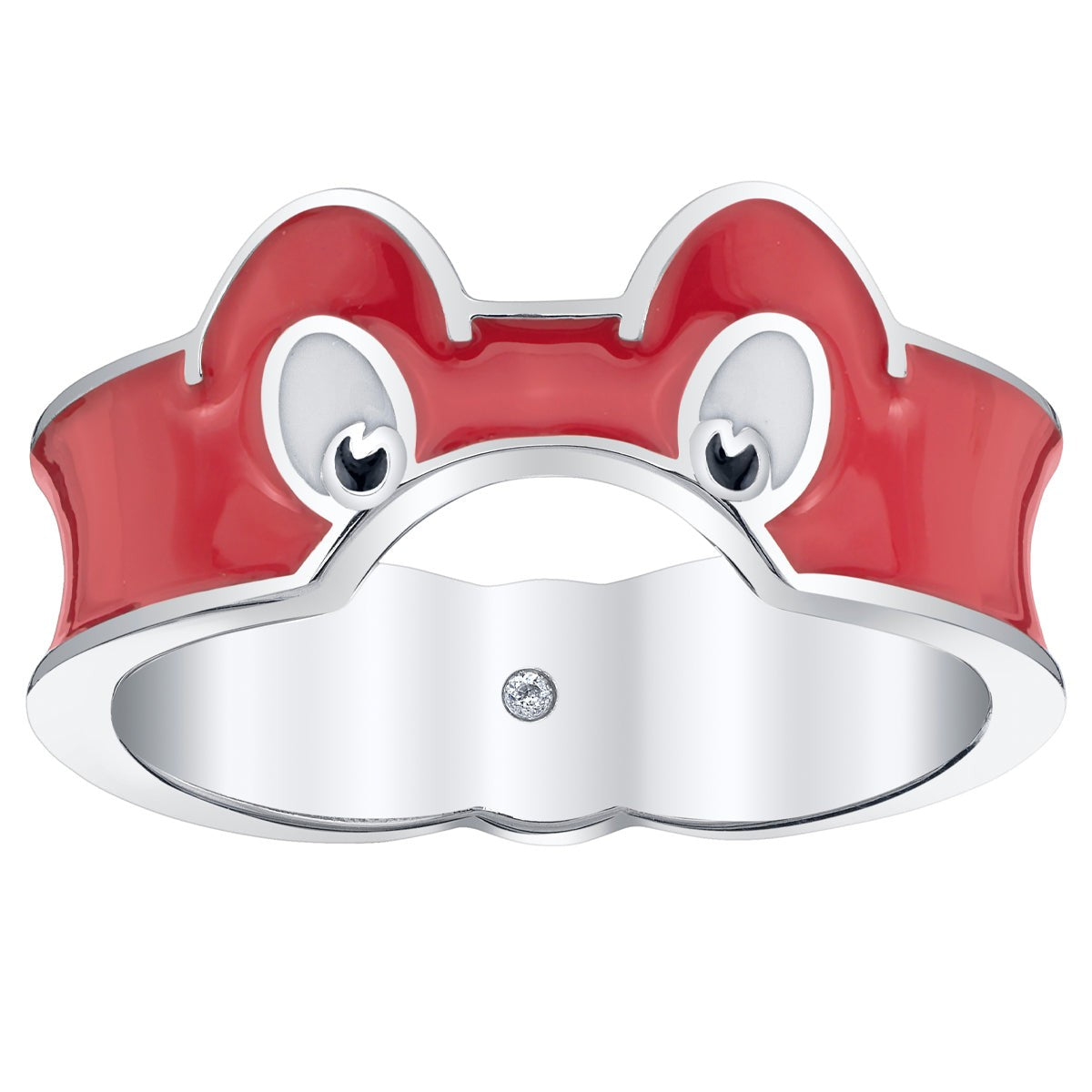 Multi-Color Mask Statement Ring - Red