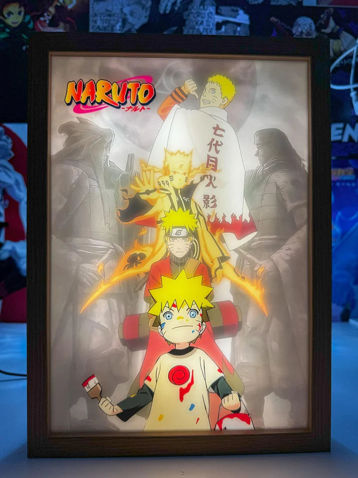 Anime LED Photo Frame – Customizable Images