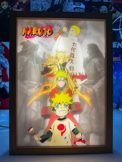 Anime LED Photo Frame – Customizable Images