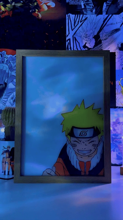 Anime LED Photo Frame – Customizable Images