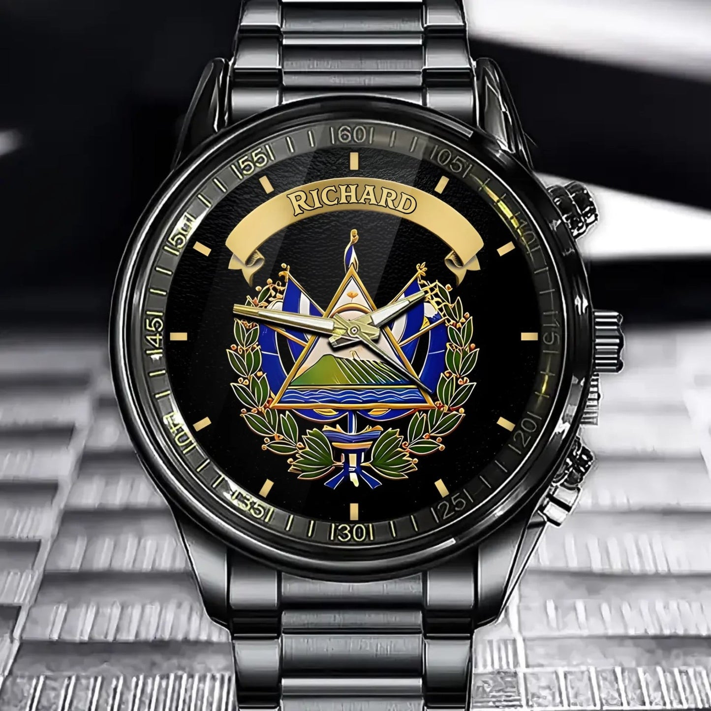 Personalized El Salvador Pride Watch