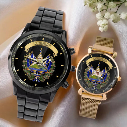 Personalized El Salvador Pride Watch