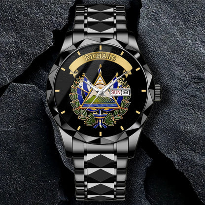 Personalized El Salvador Pride Watch