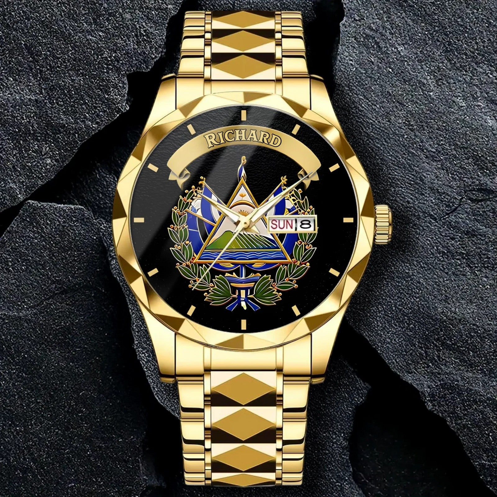 Personalized El Salvador Pride Watch