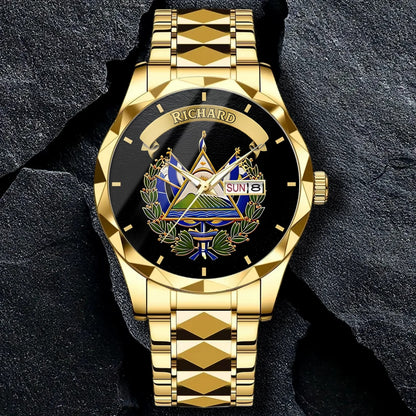 Personalized El Salvador Pride Watch
